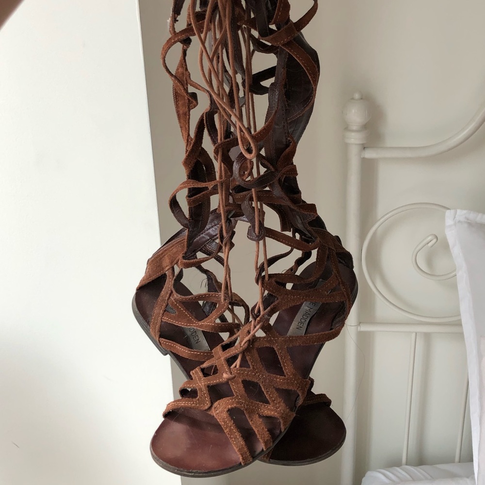 Steve Madden Brown Gladiator Sandals